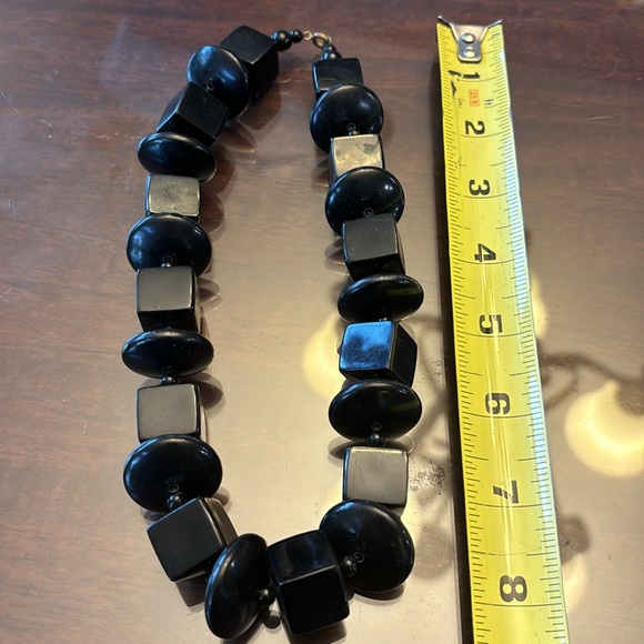 Black Statement Necklace - Picture 4 of 5